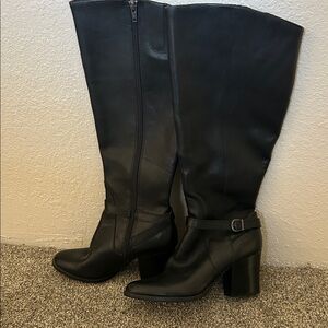 Born Black Heeled Boots for Women